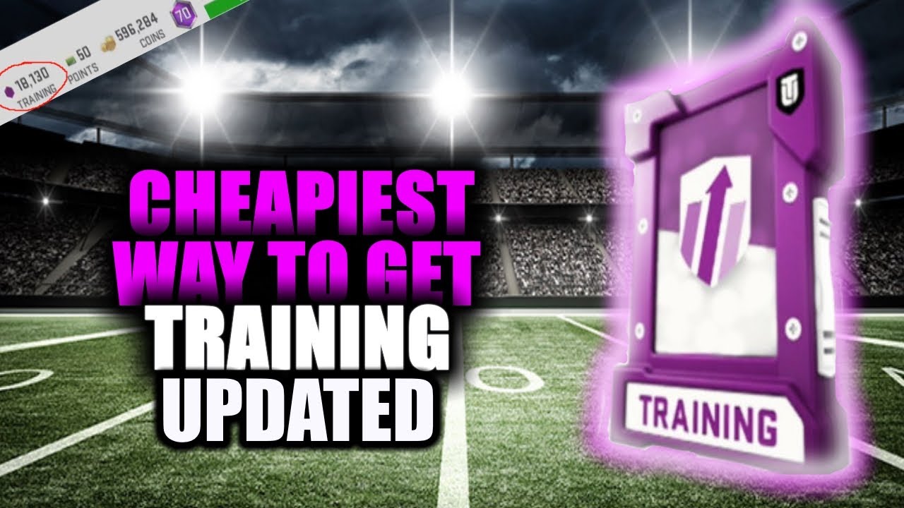 THE BEST WAY TO GET TRAINING POINTS | MADDEN 19 ULTIMATE TEAM