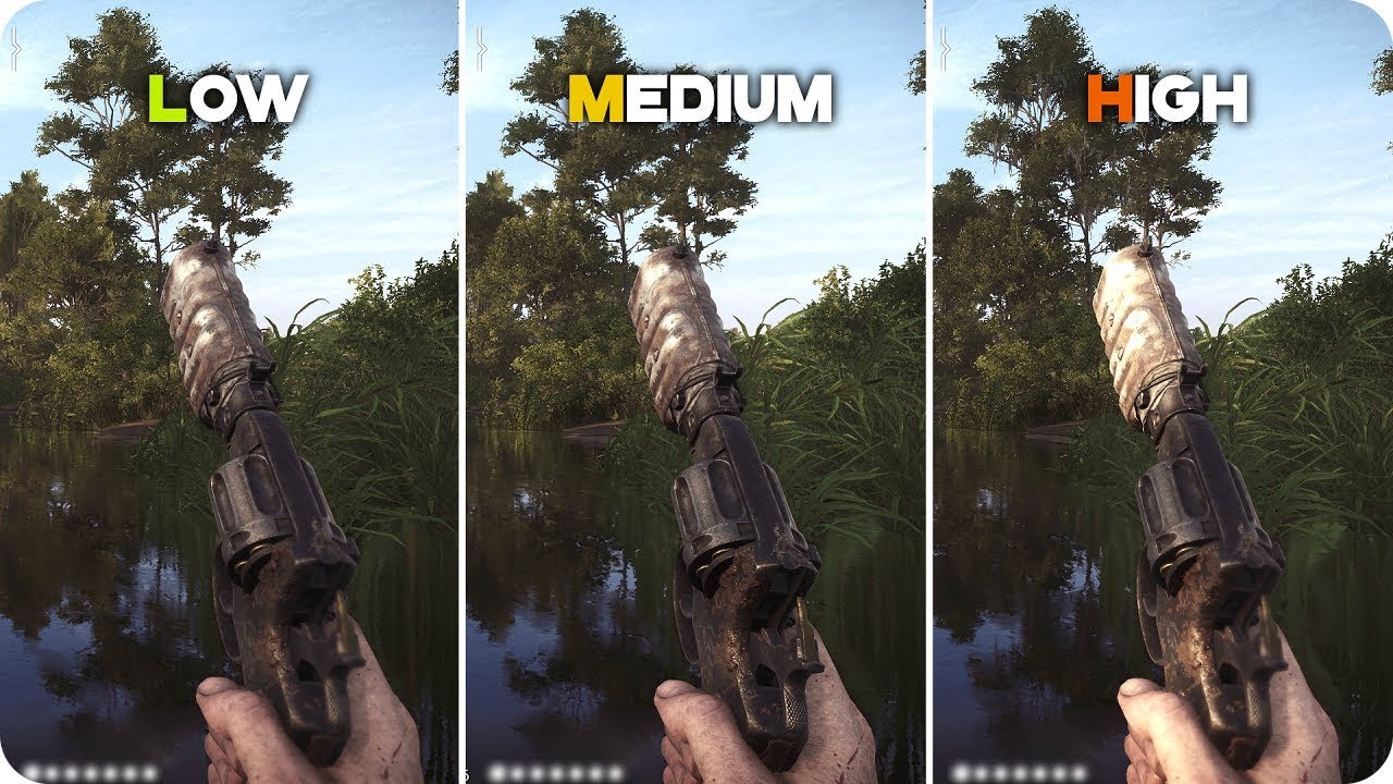 PC Graphics Comparison - HUNT Showdown - Low vs Ultra Settings