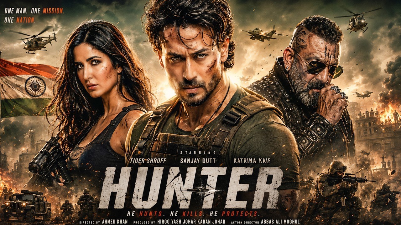 HUNTER Full Movie | Tiger Shroff, Katrina Kaif, Sanjay Dutt | New Hindi Blockbuster Action Movie