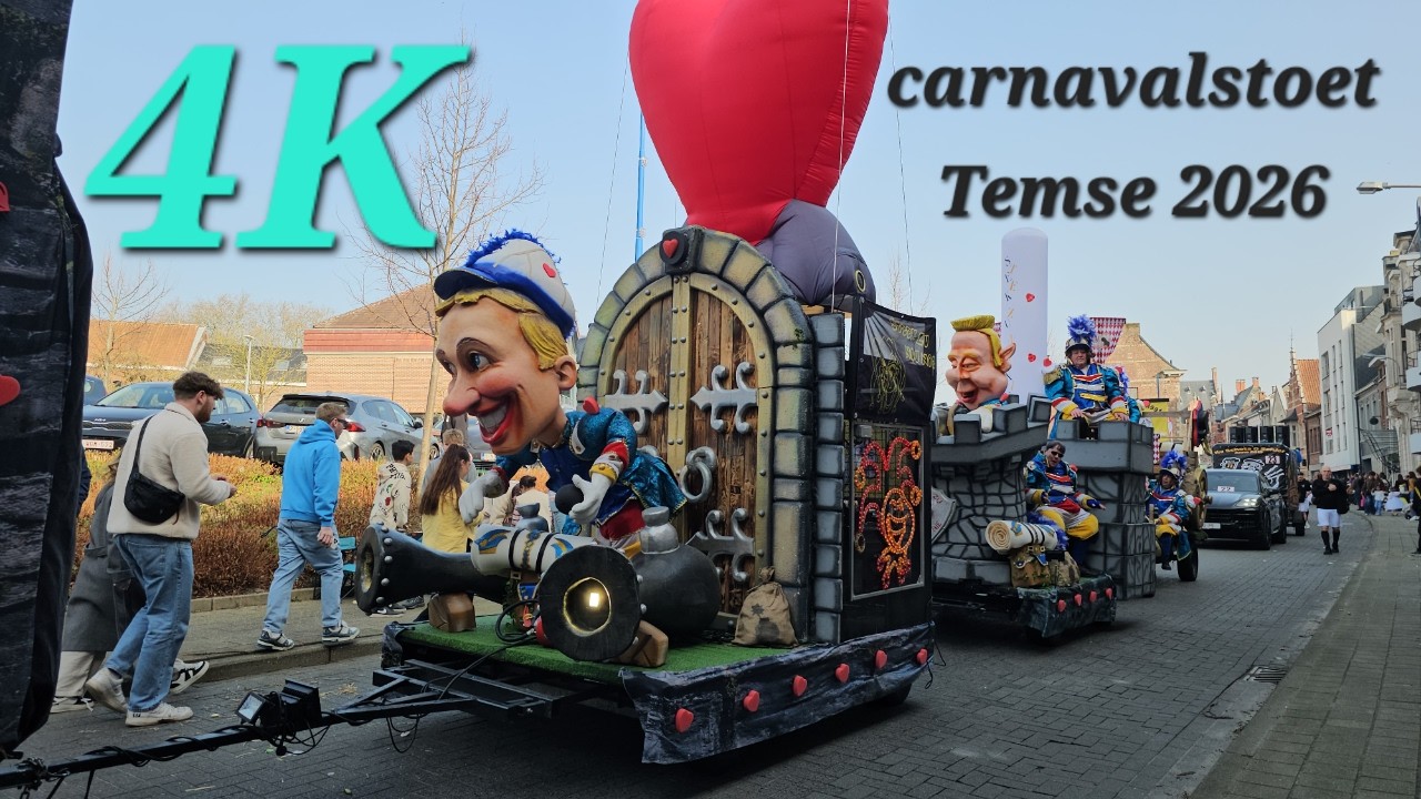 Carnavalstoet Temse 2026 | 4K impressie