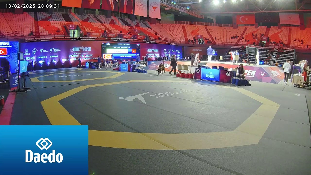 2025 Türkiye Taekwondo Open Match - Antalya - 13.02.2025 - 6th DAY - 2 COURT