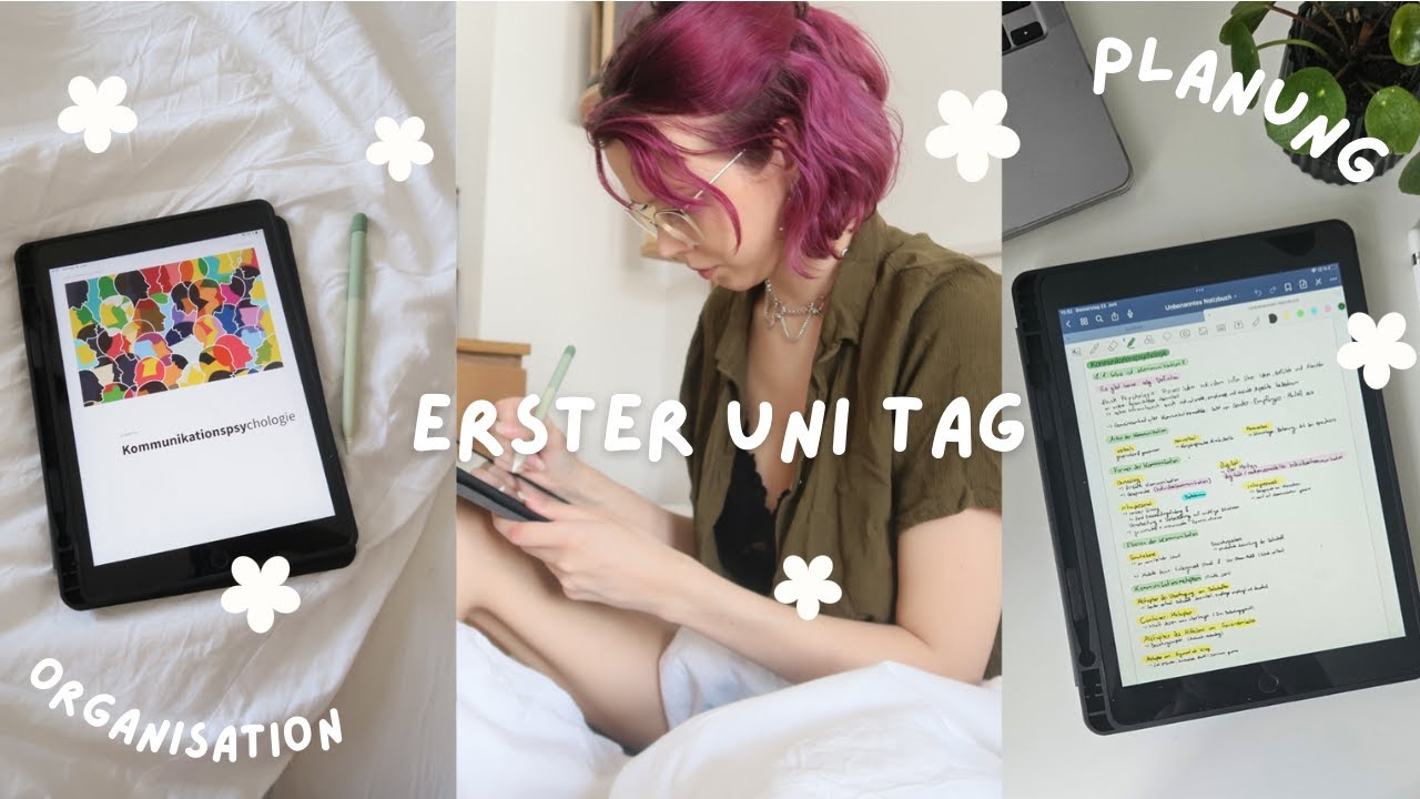 UNI VLOG | Erster Tag im Fernstudium | Kommunikationspsychologie | Planung & Organisation