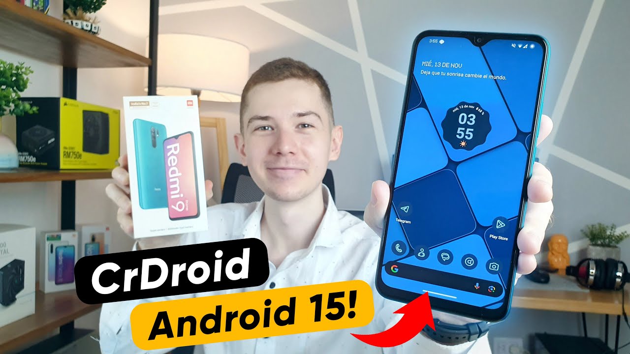 👉Probá ya mismo Android 15 en tu Xiaomi Redmi 9 - CrDroid - La ROM más optimizada!⚡️