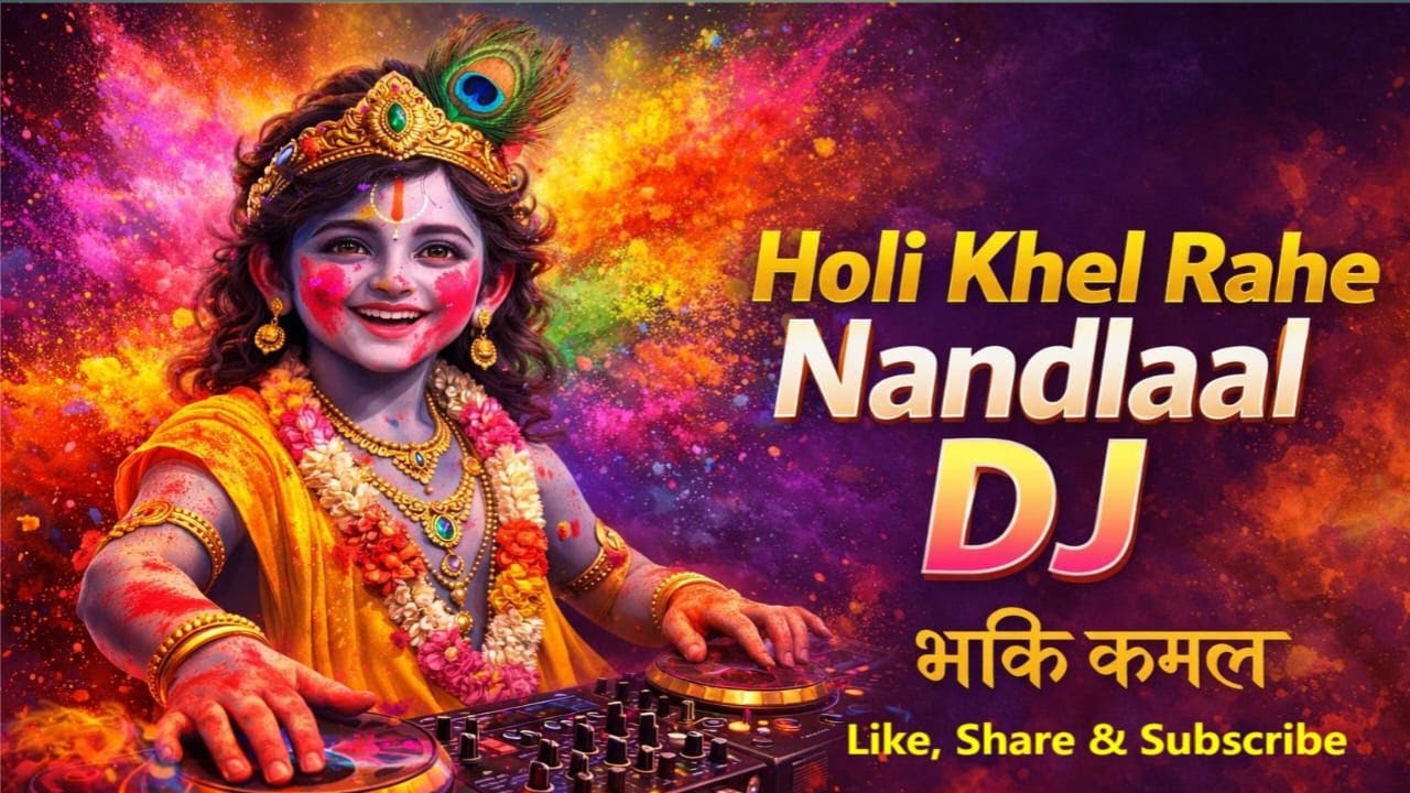 होली खेल रहे नंदलाल,वृंदावन कुञ्ज गलिन New song 2026 bhaktiKamal SRV