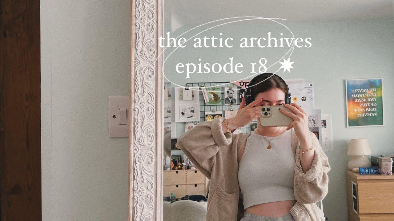 the attic archives | ep. 18 ✸ illustration/studio vlog, hobonichi, enamel pins(!)