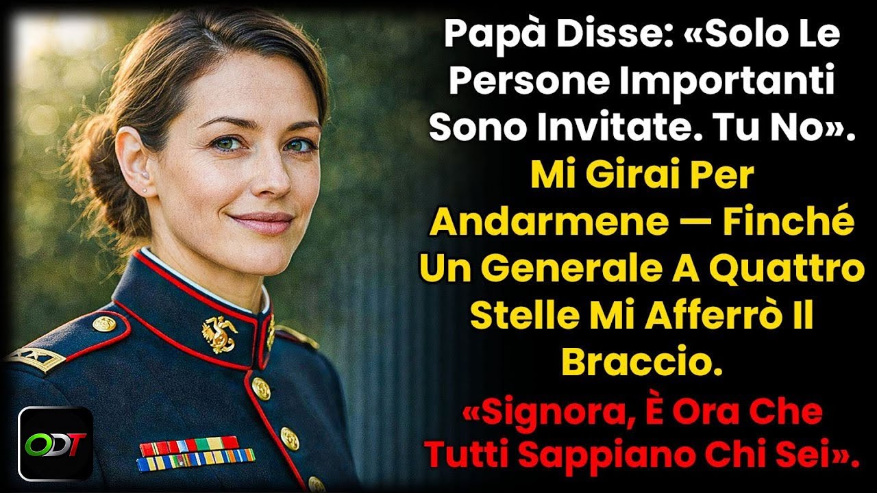 Mio Padre Mi Umiliò Davanti A Tutti — Finché Un Generale Disse; «Signora, Da Qui»