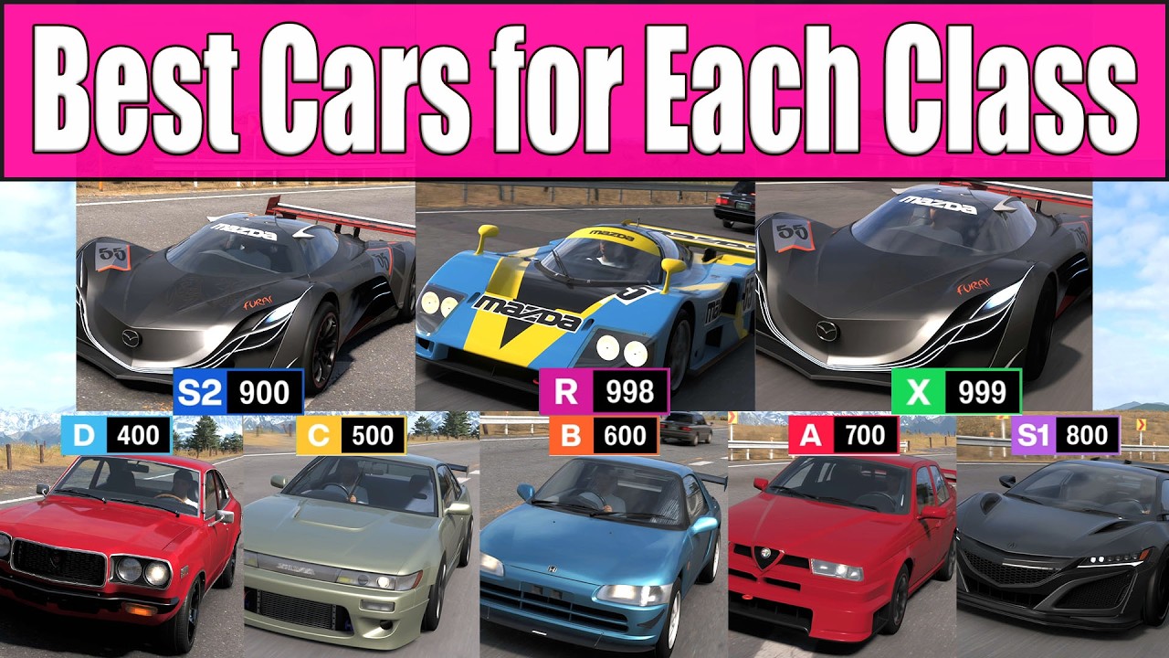 Forza Horizon 6 Best Cars for Each Class - Tune Code - Road Racing, Street Race