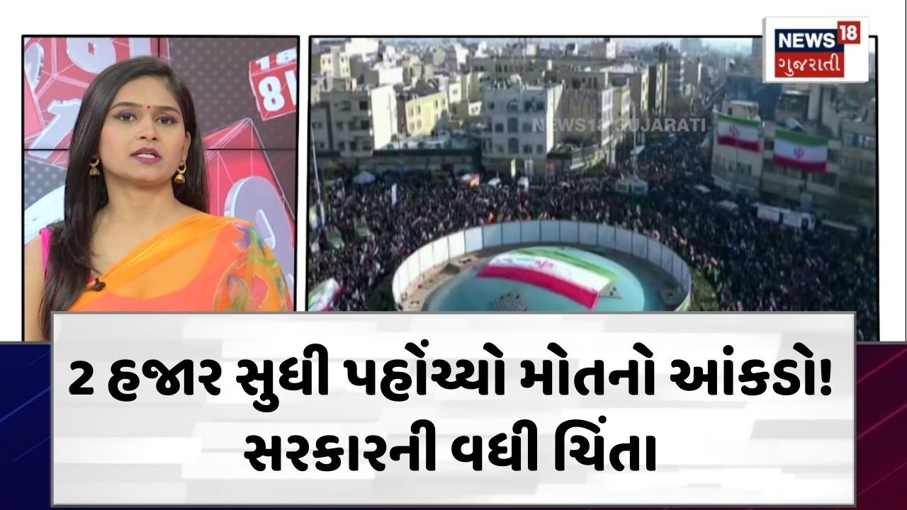 Iran Latest Update | 2 હજાર સુધી પહોંચ્યો મોતનો આંકડો ! સરકારની વધી ચિંતા | Iran Conflict | N18G