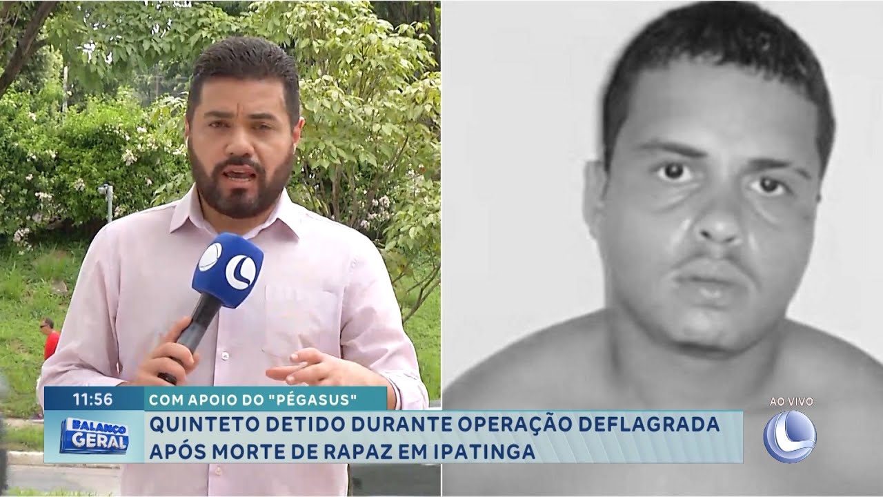 Com apoio do Pégasus: Quinteto detido durante operação deflagrada após morte de rapaz em Ipatinga.