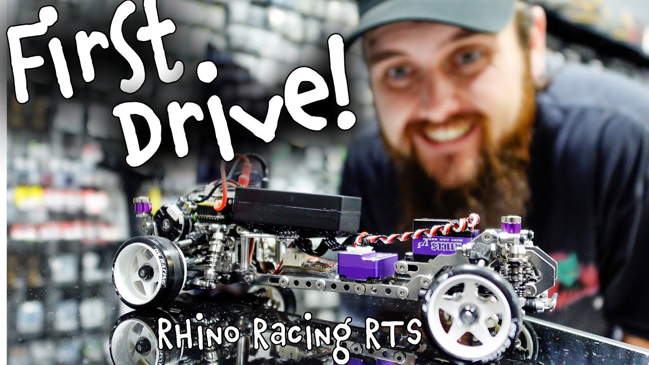 Rhino Racing RTS ПЕРВЫЙ ДРАЙВ!!! Мини-дрифт-кар с дистанционным управлением 1/24 | RTS Часть 2