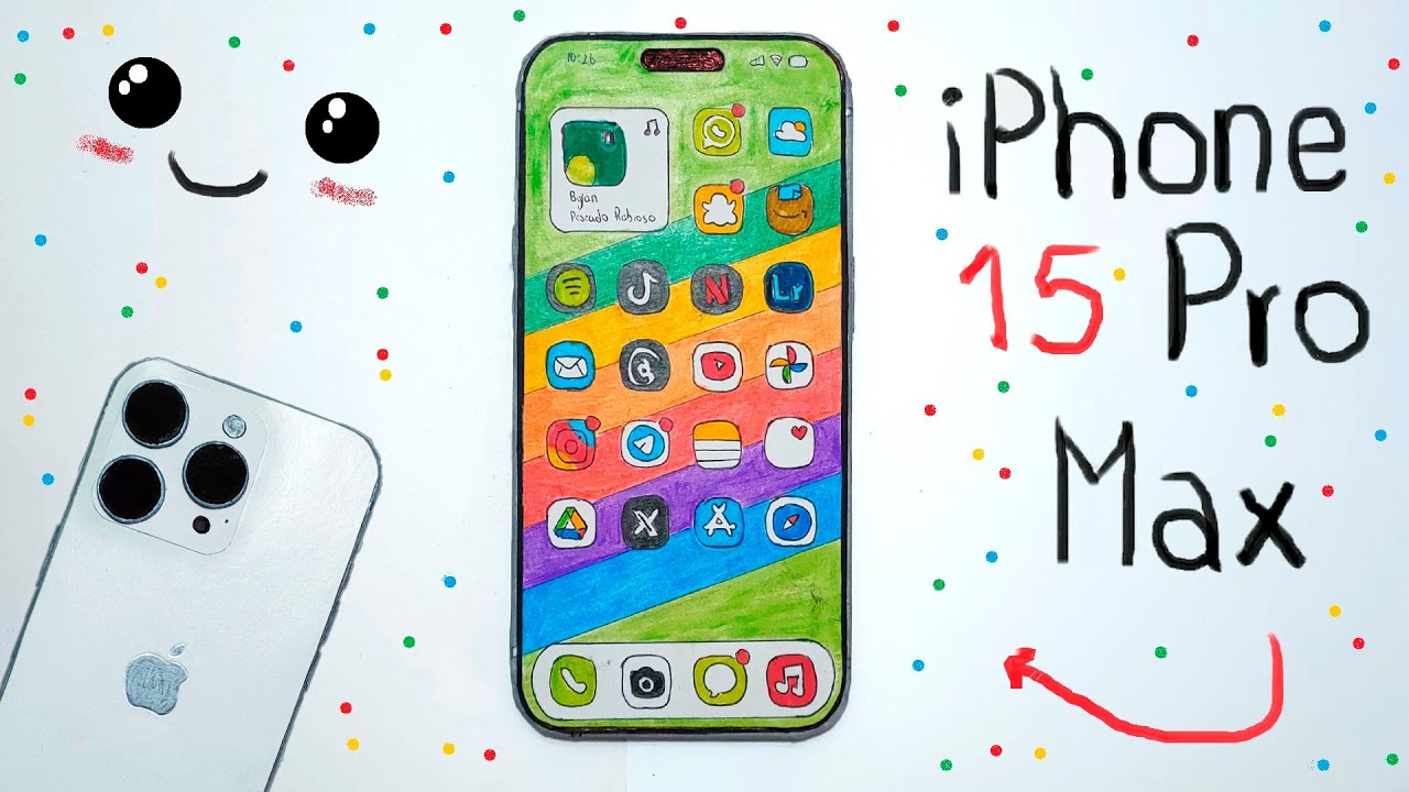 Cómo hacer un iPhone 15 Pro Max (CARTÓN) | TUTORIAL |