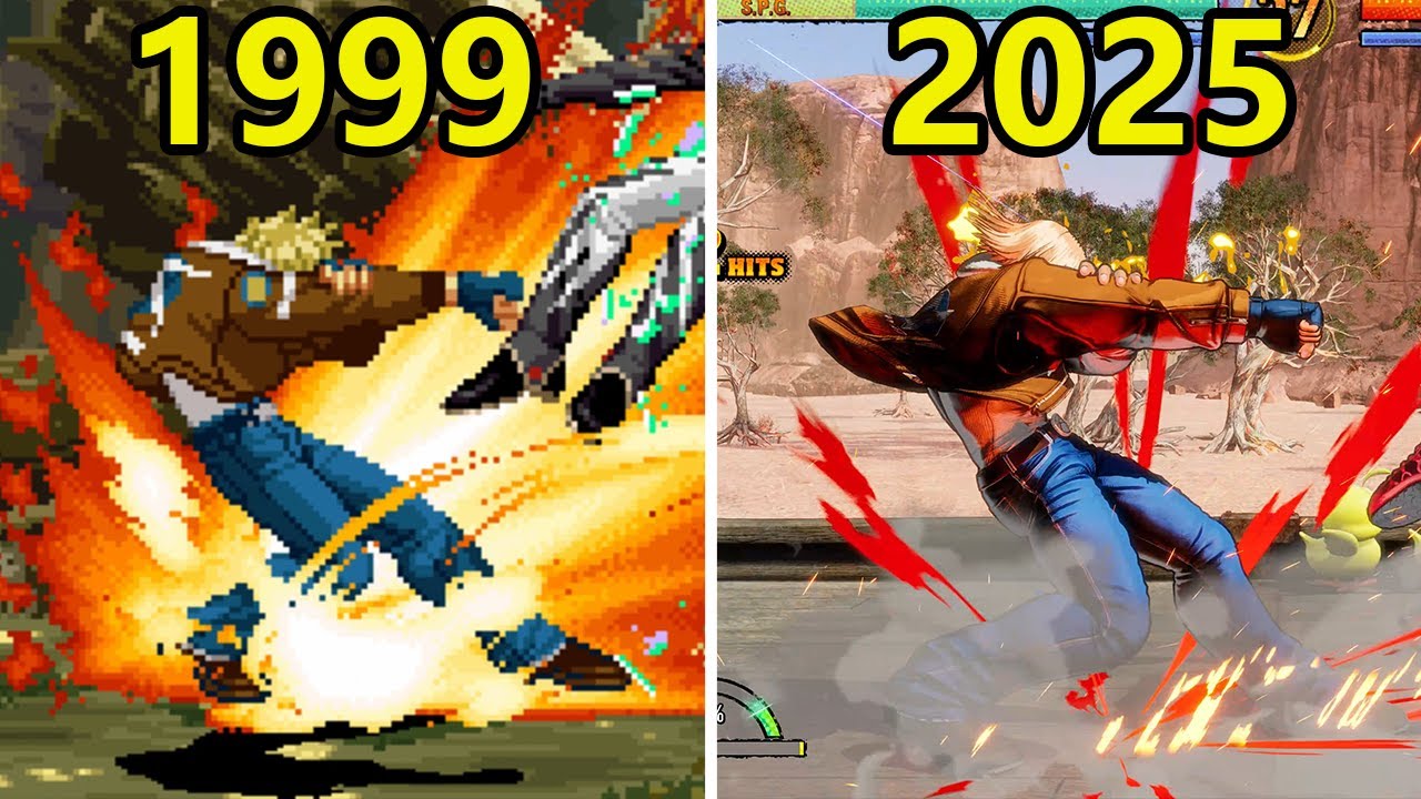 Evolution of Terry Bogard's Buster Wolf