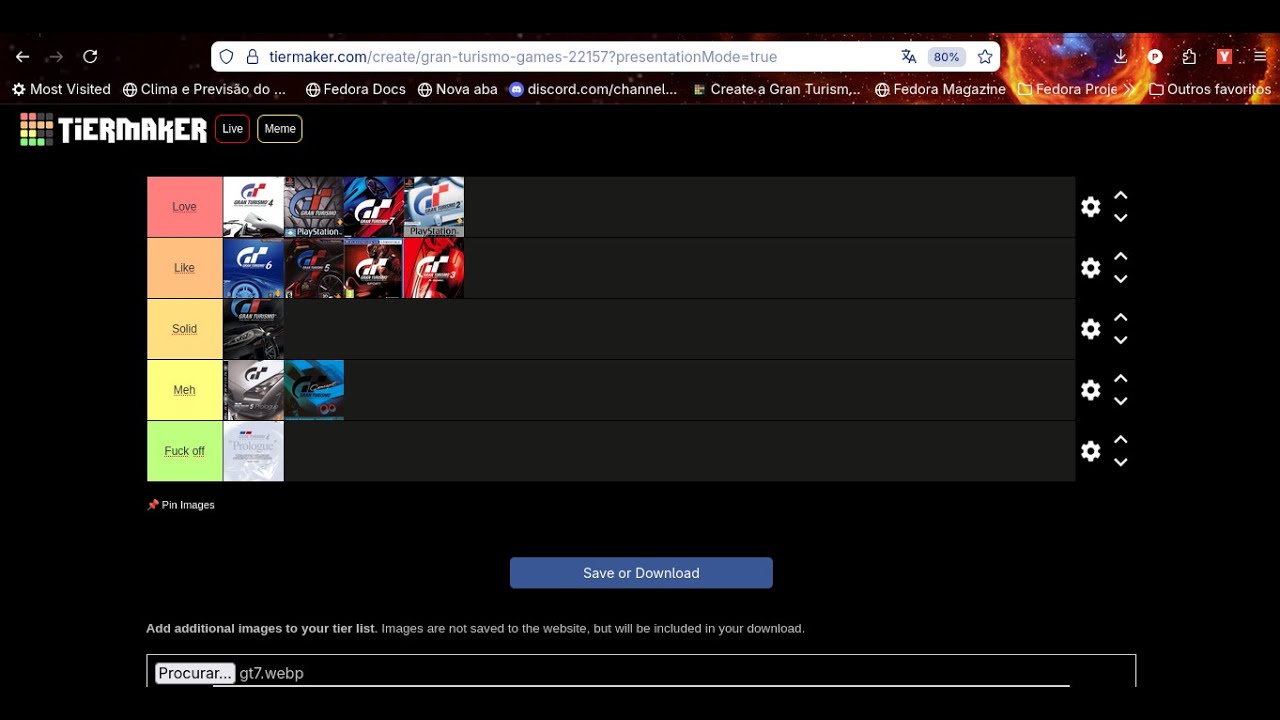Gran Turismo Tier List | Do GT1 ao GT7 (Demos e Menções Honrosas)