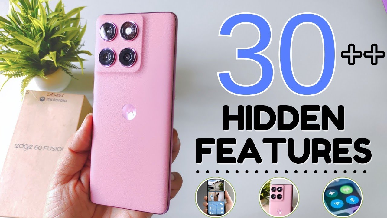 Moto Edge 60 Fusion 5G Tips And Tricks | Moto Edge 60 Fusion 5G Hidden Features Top 30+