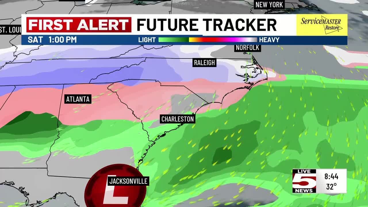 VIDEO: Winter weather threat looming for Charleston area this weekend