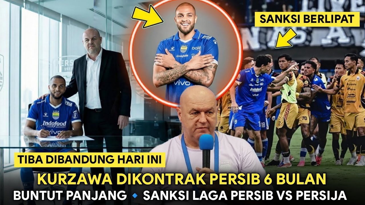 TIBA DIBANDUNG HARI INI❗Kurzawa Dikontrak Persib 6 Bulan🔥Buntut Sanksi Laga Persib Vs Persija