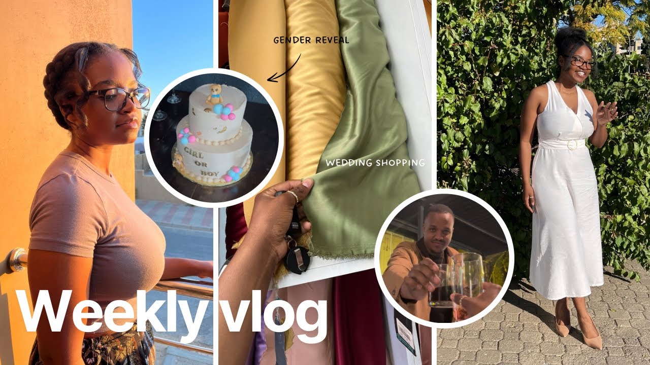 Weekly Vlog| Gender Reveal | Shopping | Hair Maintenance | Namibian YouTuber 