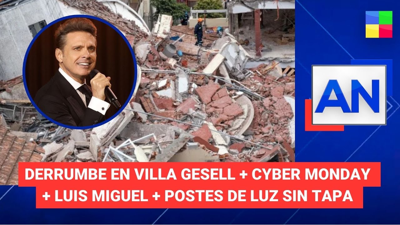 Derrumbe en Villa Gesell + Cyber Monday + Luis Miguel #AméricaNoticias | Programa completo (4/11/24)