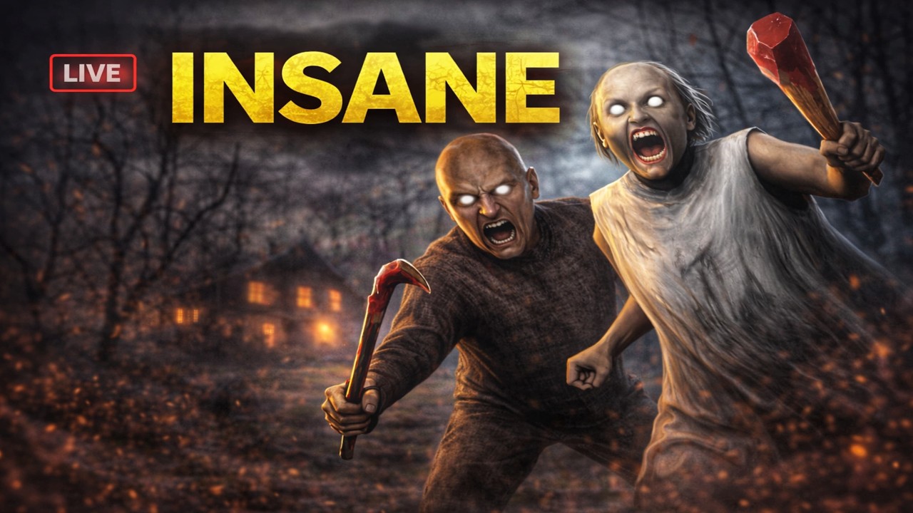 Granny Horror Game Live | Scary Jump Scares & No Commentary 🎮😱