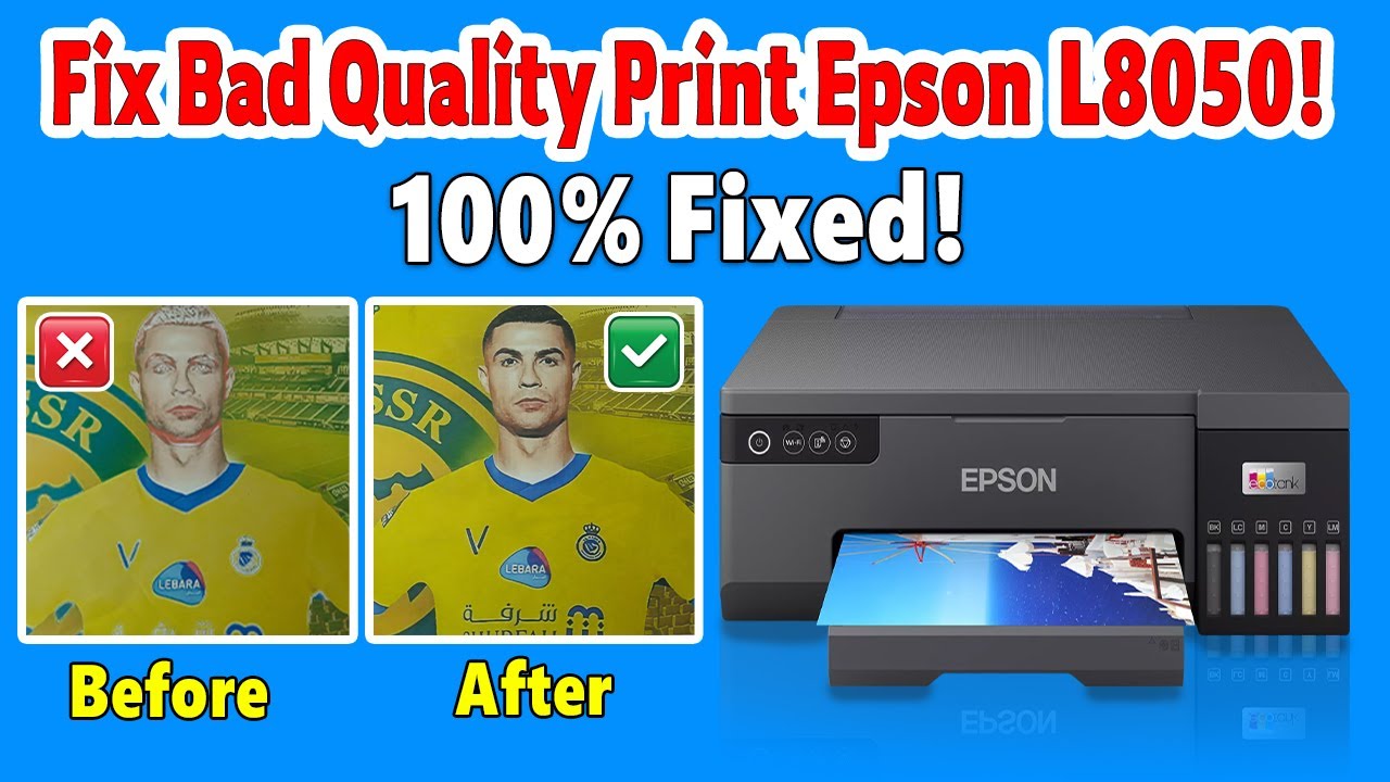 Epson L8050 Printer Fix: How to Resolve Black Ink Not Printing Issue - Step-by-Step Guide