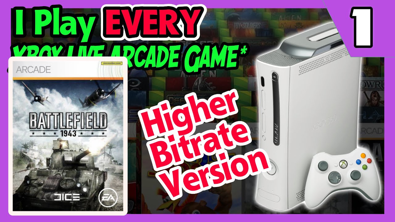 Battlefield 1943 (on XBLA)(higher bitrate) - Segment From I Play EVERY Xbox Live Arcade Game Part 1