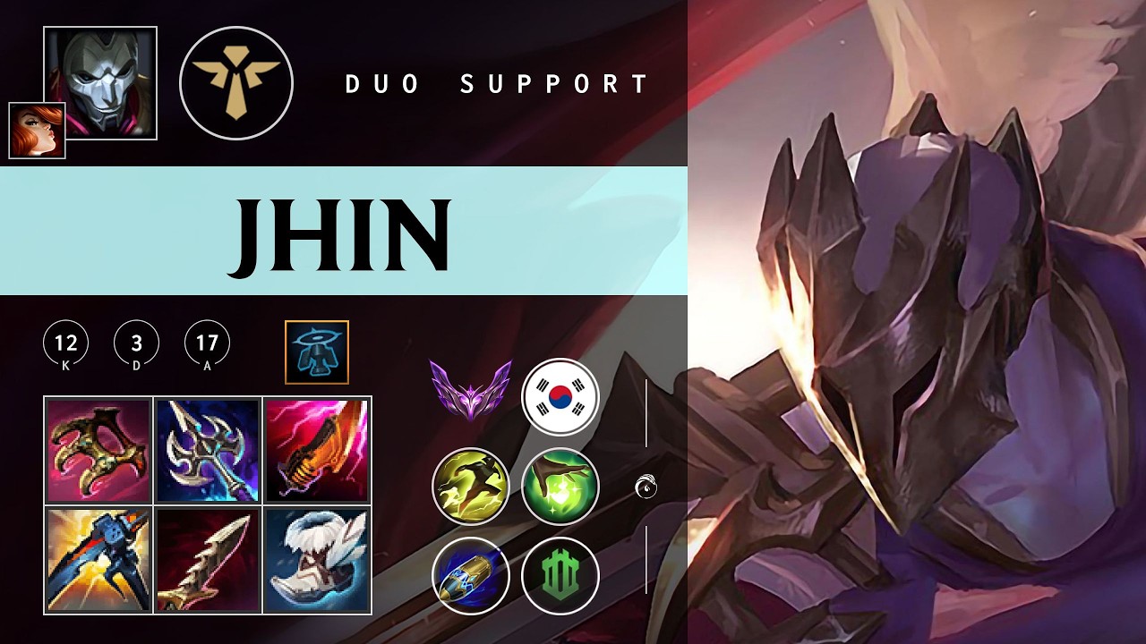 Jhin Support vs Leona - KR Master Patch 26.04
