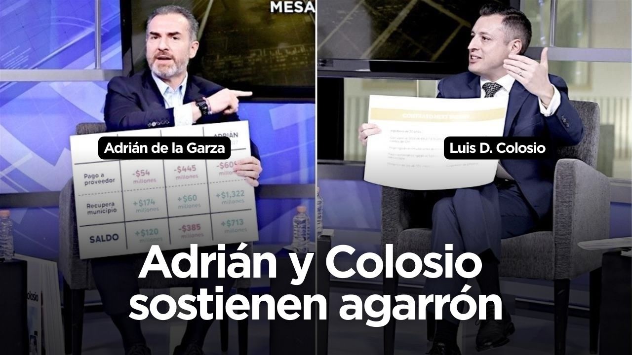 Sostienen agarrón Adrián y Colosio