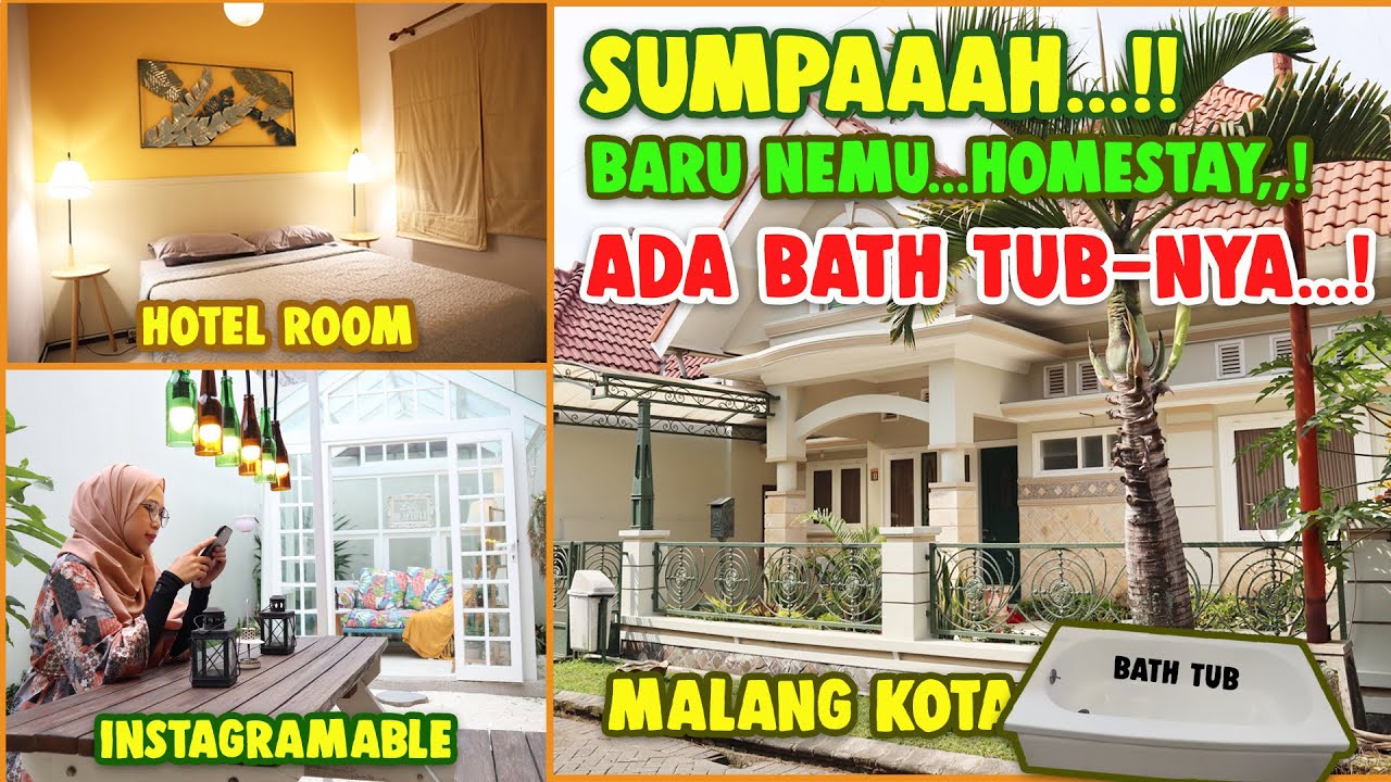 REVIEW HOMESTAY KELUARGA UNIK & INSTAGRAMABLE DI DEKAT STASIUN MALANG