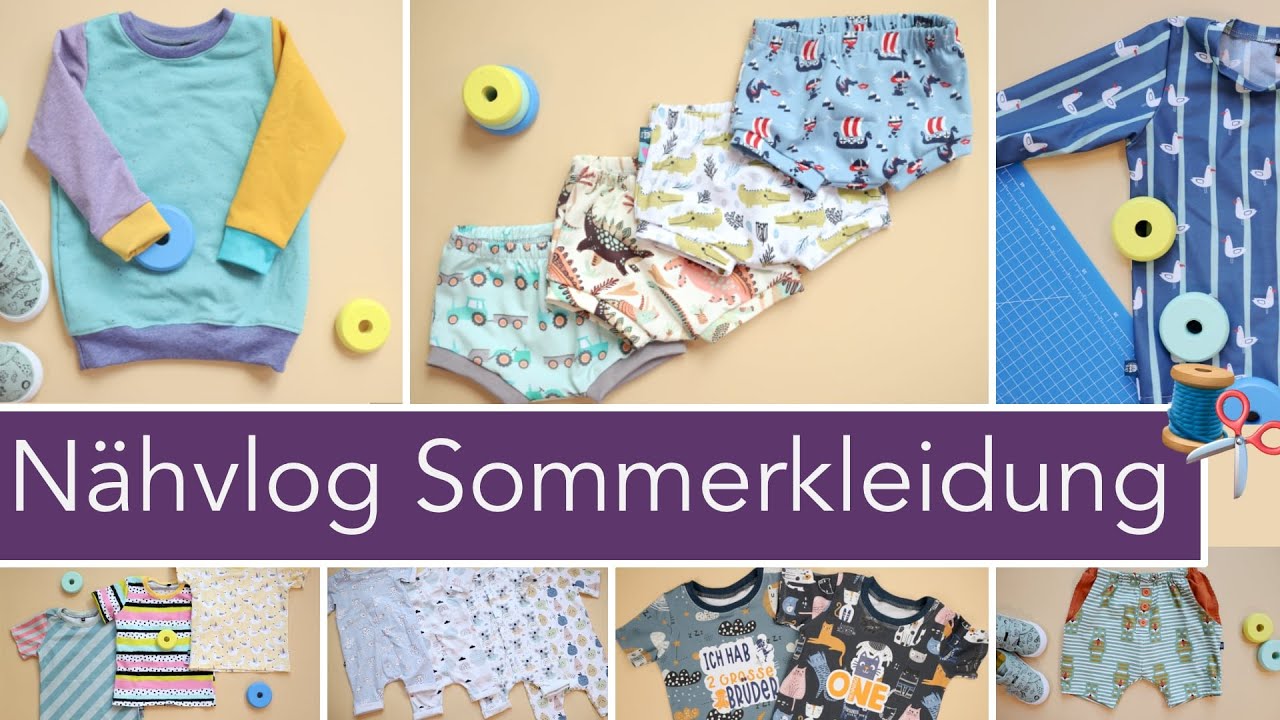 Vlog: Ich nähe die komplette Sommergarderobe für den Kleinen selbst!