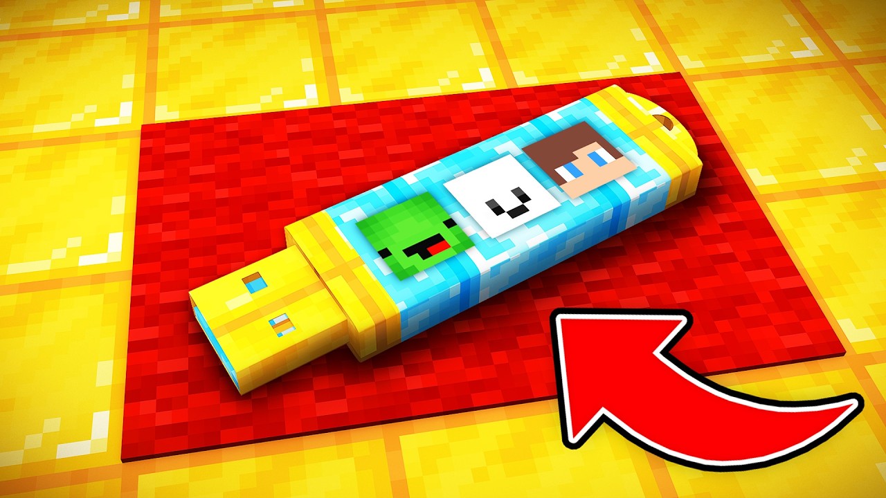 What’s inside RICH Mikey and JJ USB Drive in Minecraft (Maizen)
