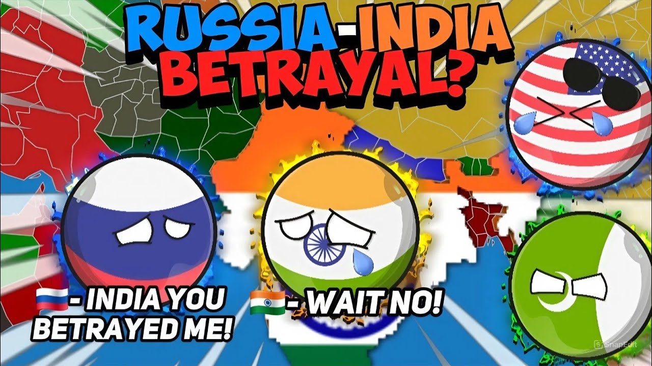 [ТОРГОВАЯ СДЕЛКА МЕЖДУ ИНДИЕЙ И США] ☠️🔥 || [ТРЕТАЯ МИРОВАЯ ВОЙНА?] 🥵 || #countryballs #geography