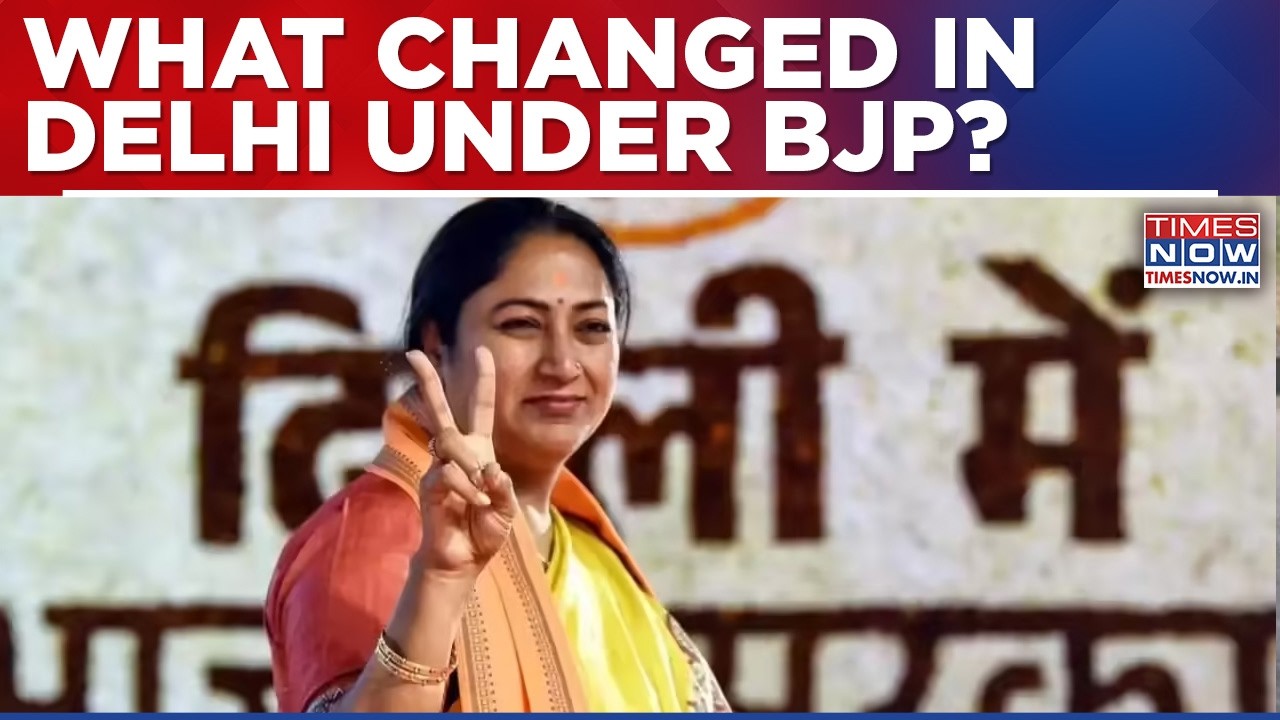 Delhi CM Rekha Gupta Presents Report Card, What Changed In National Capital Under BJP In One Year ?