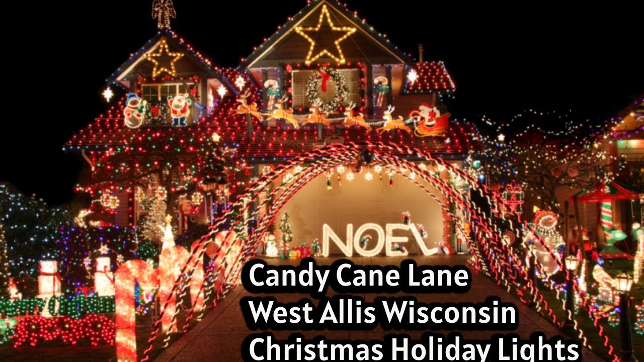 LIVE - Candy Cane Lane! Christmas Decorations & Lights! #wisconsin #snow #winter