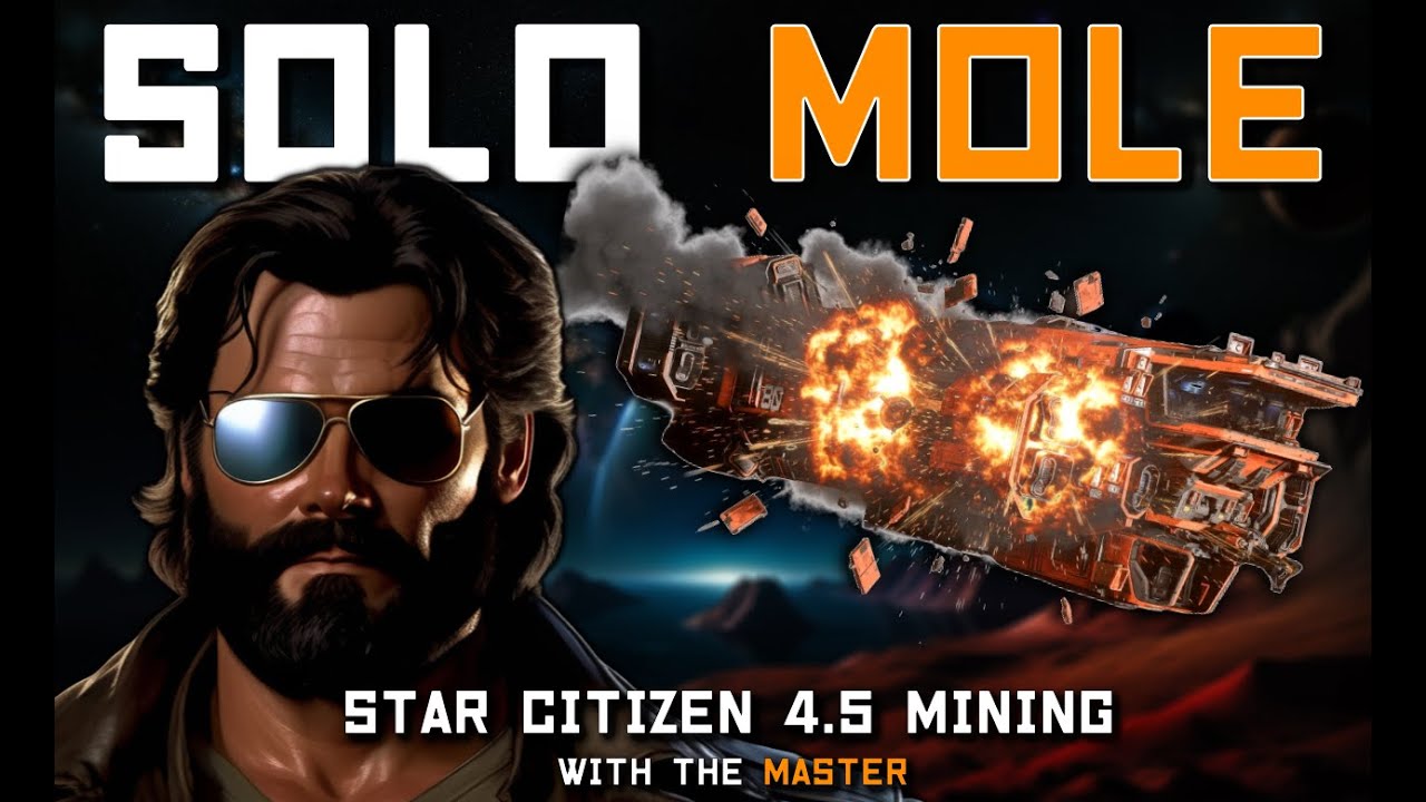 SOLO MOLE Mining to GET RICH FAST and Look Good Doing It in Star Citizen 4.5 with my NEW VKBS