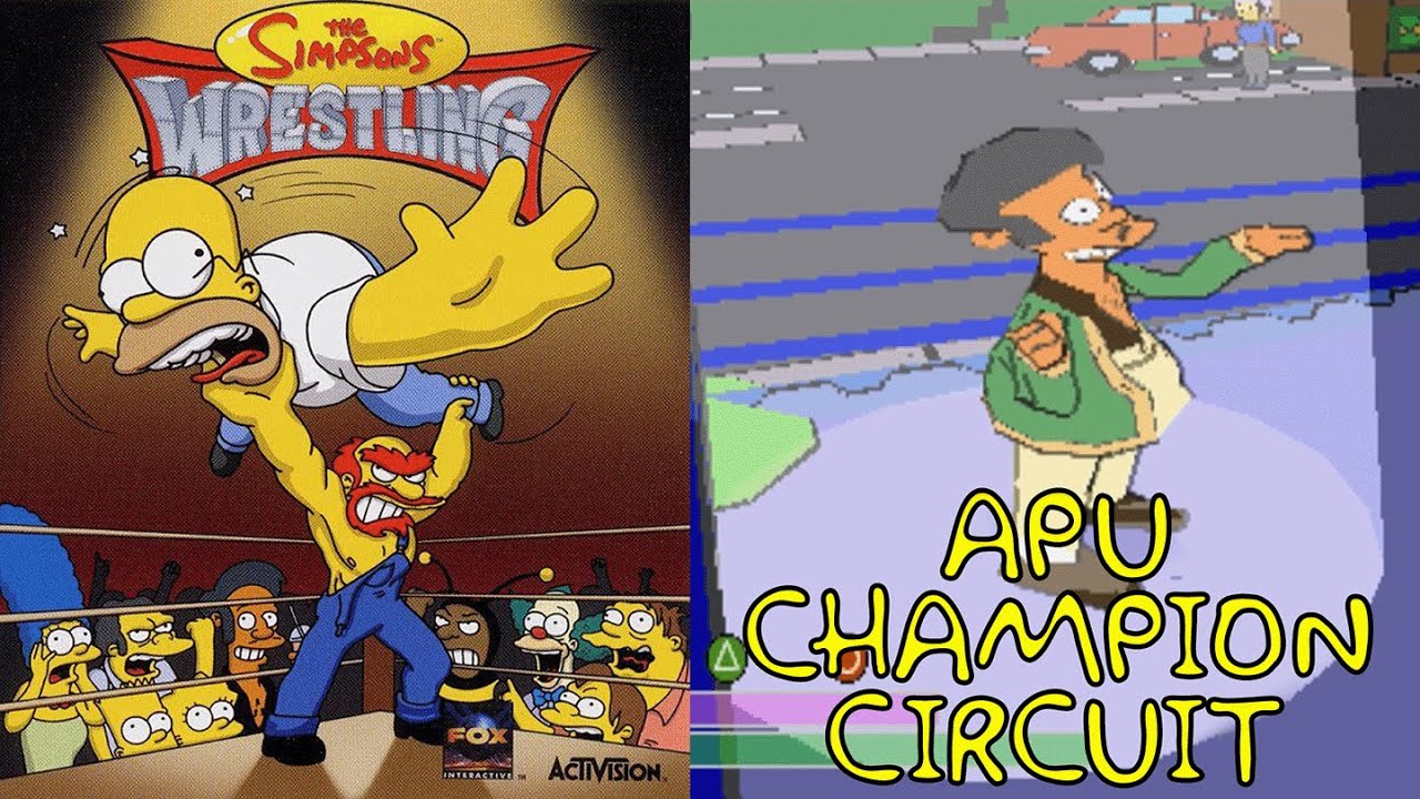 Apu | Champion Circuit | The Simpsons Wrestling | PS1 | No Commentary
