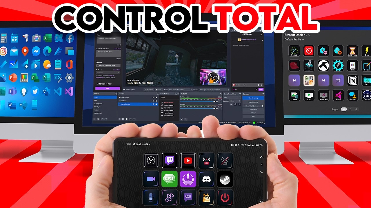 Cómo Usar Stream Deck Móvil para Controlar OBS: ¡Guía Completa!