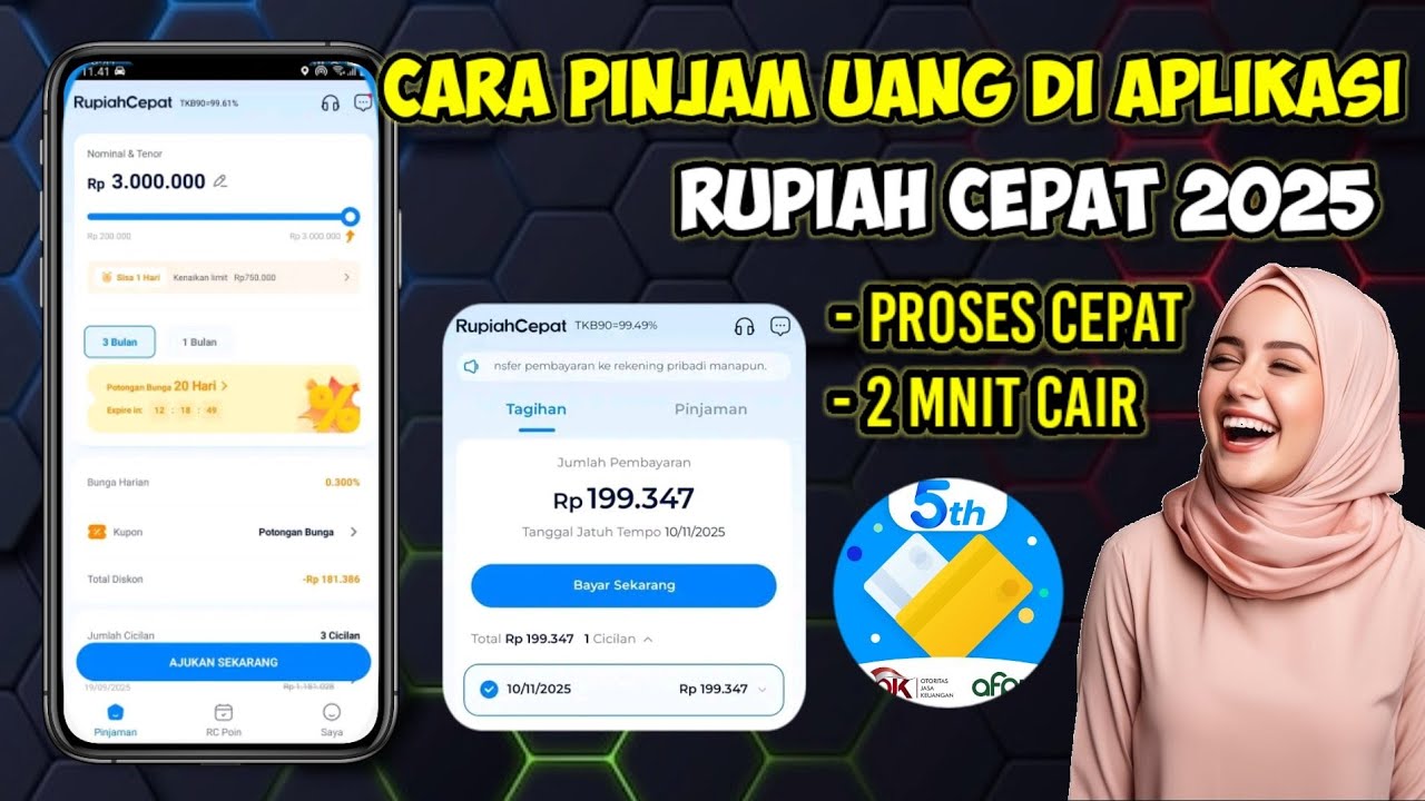 Cara pinjam uang di rupiah cepat 2025 | cara daftar rupiah cepat 2025 terbaru