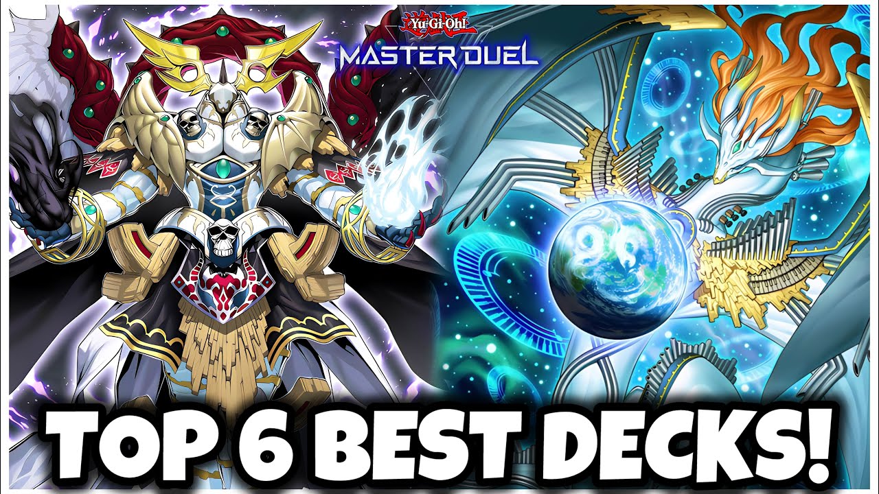TOP 6 BEST DECKS in MASTER DUEL!