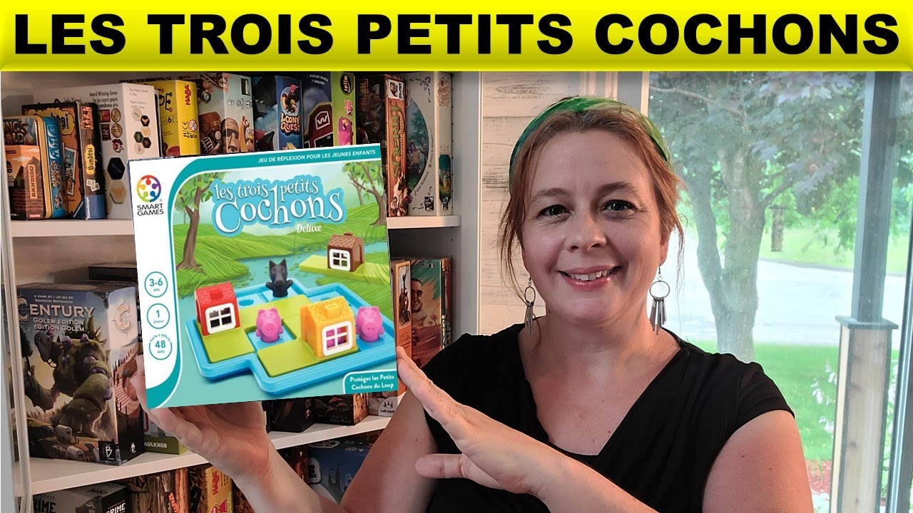 Top Jeux joue à - Les trois petits cochons (SmartGames)