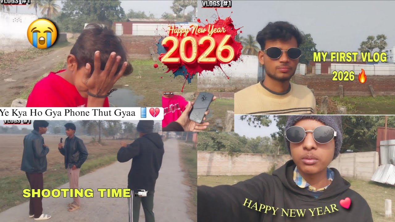 YE KYA HO GAYA !! 💔 My First Vlog2026 | Phone Toot Gaya 😭📱