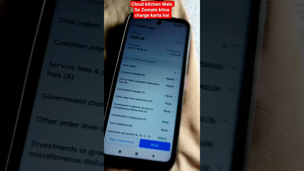 How much percent commission does zomato charge #cloudkitchen