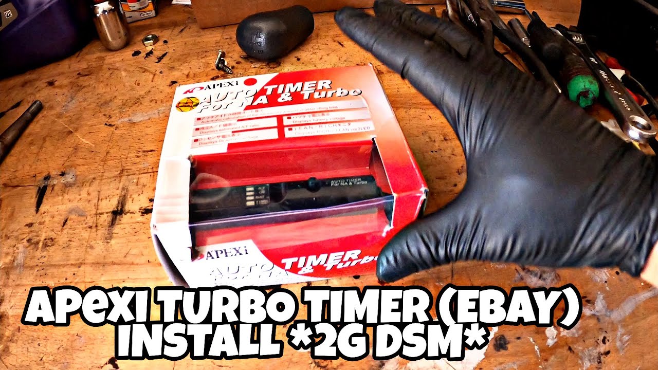 HOW TO INSTALL APEXI TURBO TIMER (eBay) ON A 2G DSM | DYI
