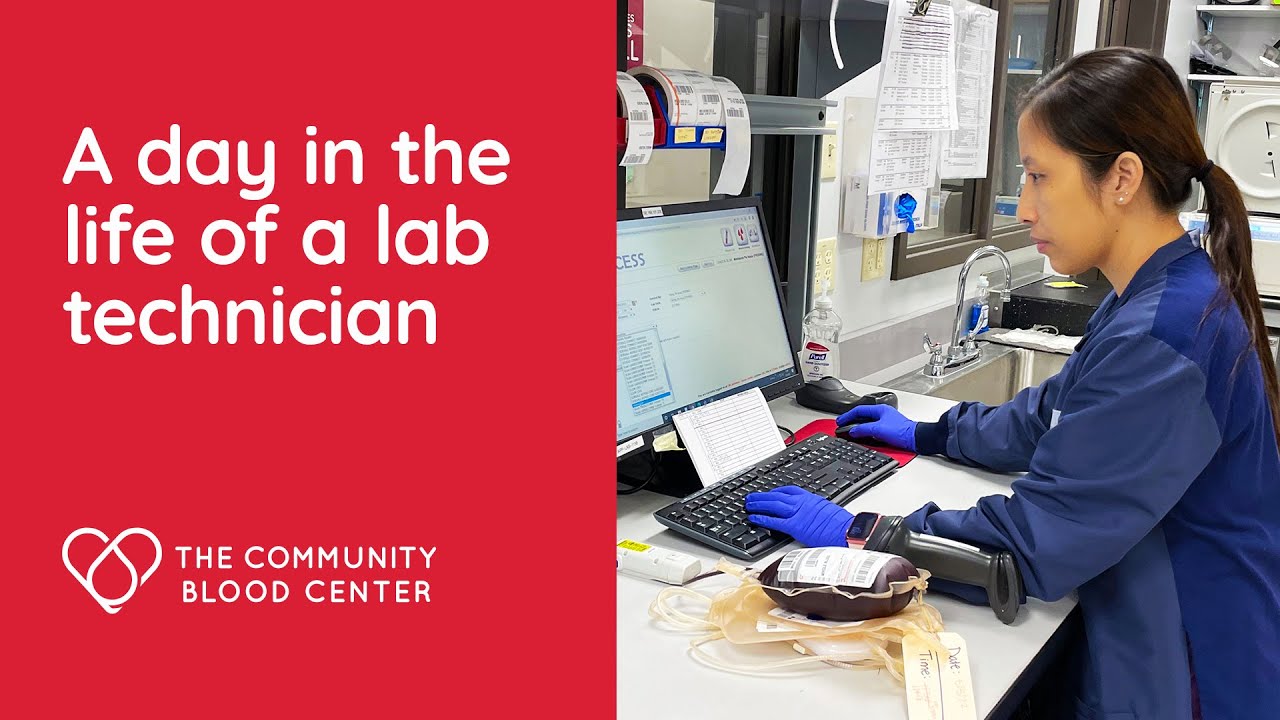 Get a peek behind the scenes working in our lab | Careers at The Community Blood Center