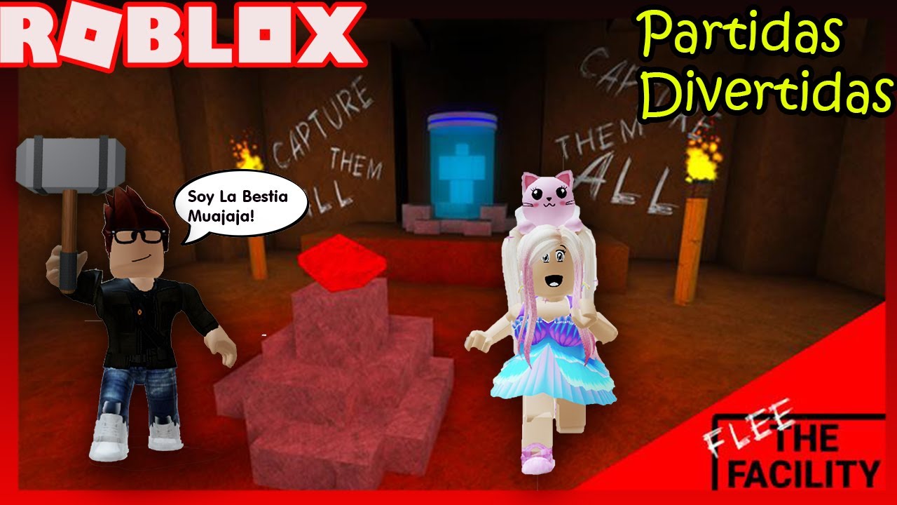 Partidas Divertidas En Flee The Facility! Soy La Bestia y Sobreviviente! Gutti Gamer!😃