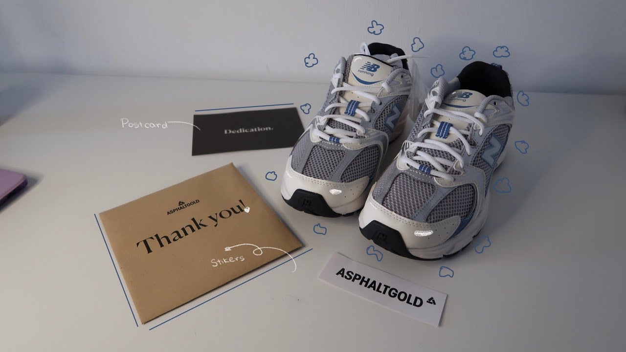 New Balance 530 UNBOXING {Sea Salt} #asphaltgold