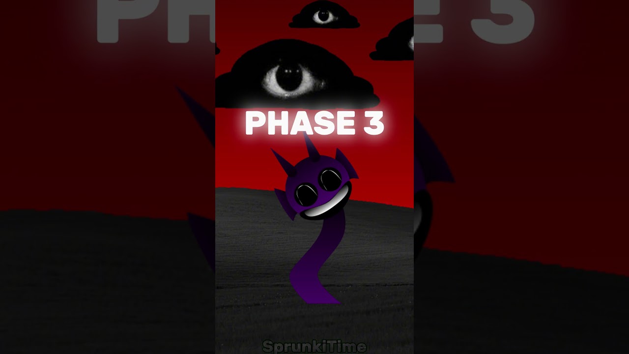 Durple Phases 1-8 | Sprunki Character Main Status #shorts #sprunki #sprunkiincredibox