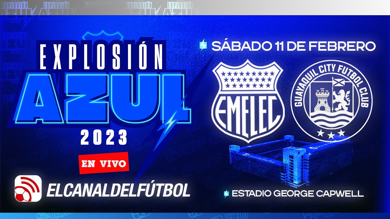 EXPLOSIÓN AZUL: PRESENTACIÓN DE LA PLANTILLA DE EMELEC 2023