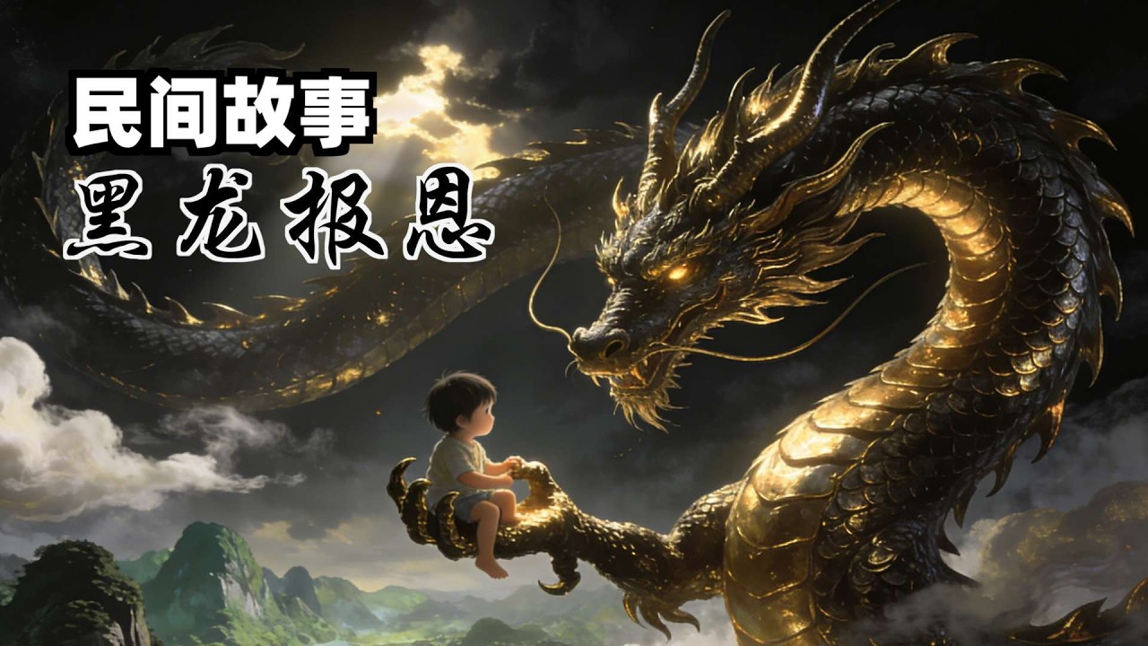 民间故事：男人打水时竟从井里捞出条黑龙，下一秒黑龙开口说话了 ...#奇聞異事 #动漫 #懸疑故事