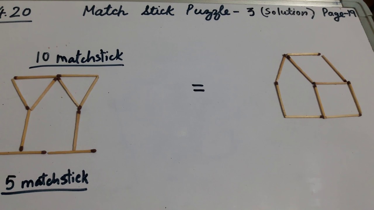 Mathemagic 5 page number 19 puzzle number 3 solution