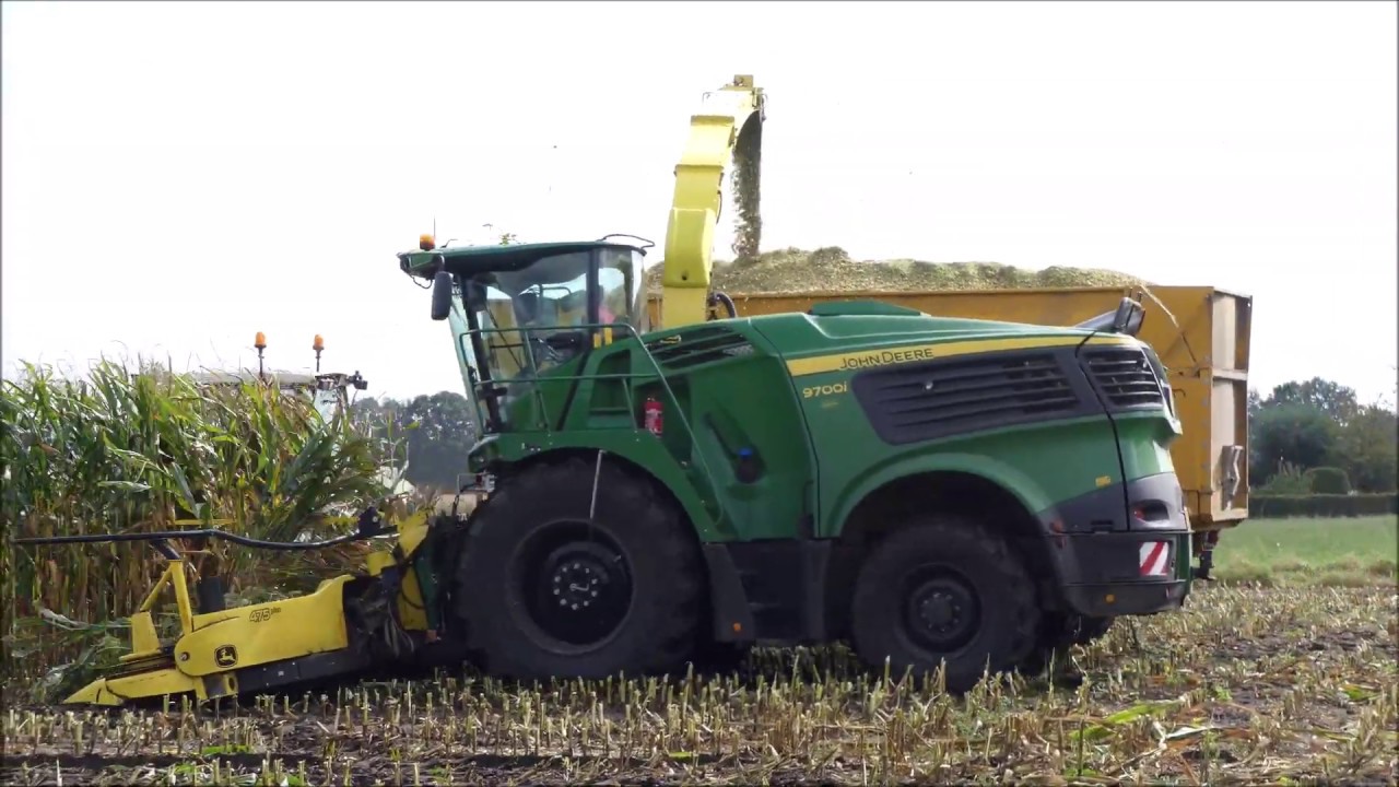 Gebr Bogers mais hakselen 2019 , John Deere 9700